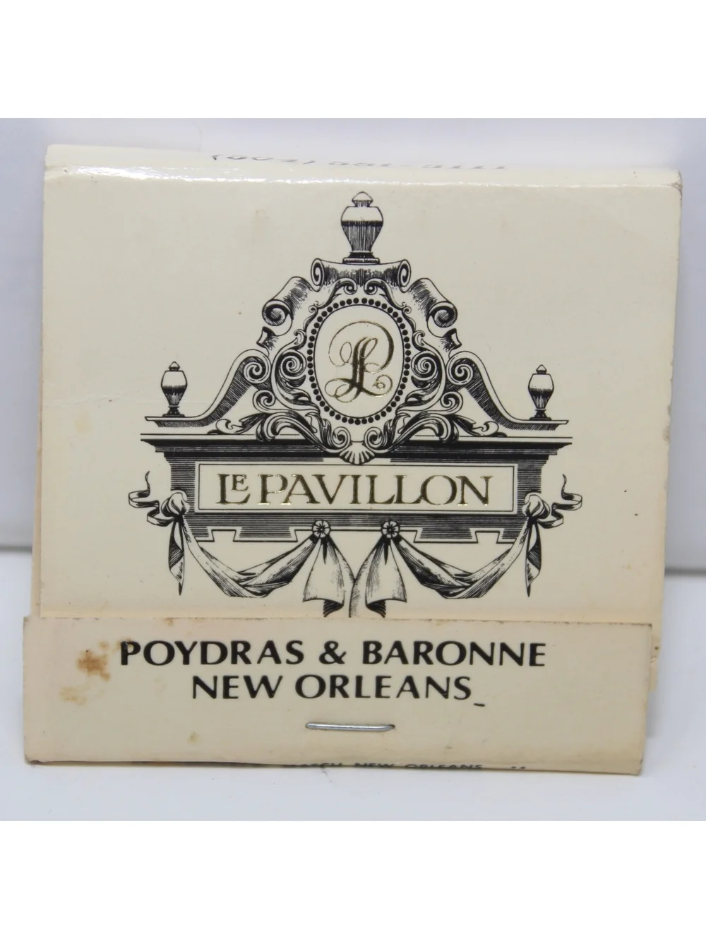 VTG Matchbook Le Pavillon Hotel Chateaubriand Dining Room New Orleans Poydras